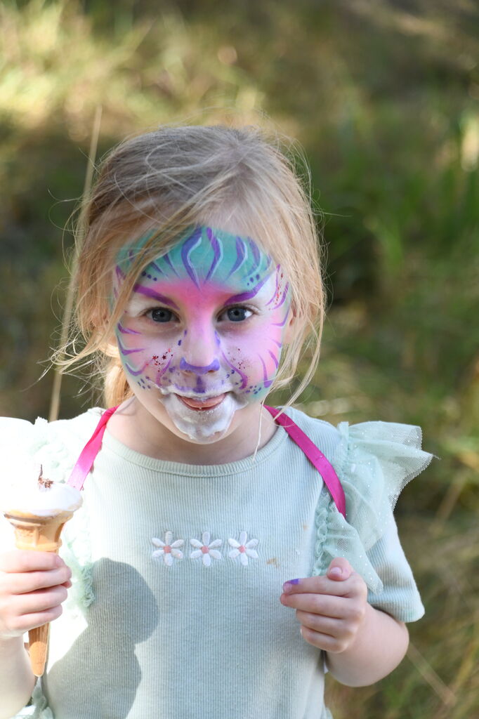 Face painting at Kid’s Kingdom