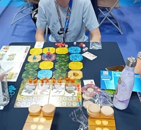 Open play tables at the Games Quarter
