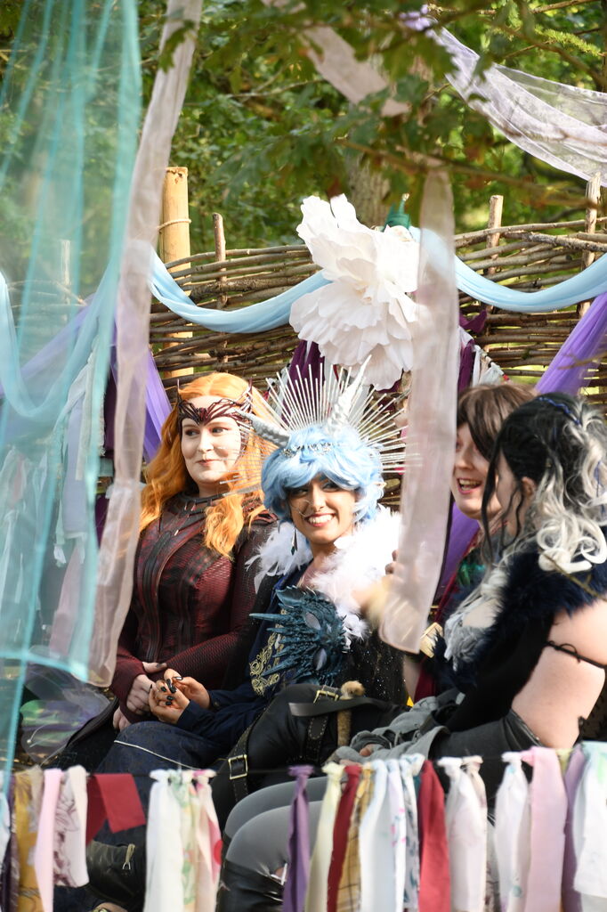 Performer and character photo