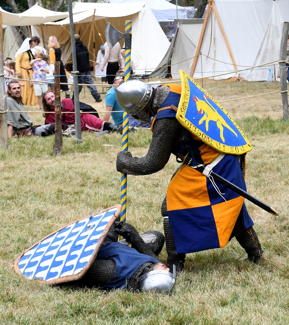 Re-enactors at EMF - King's Grove